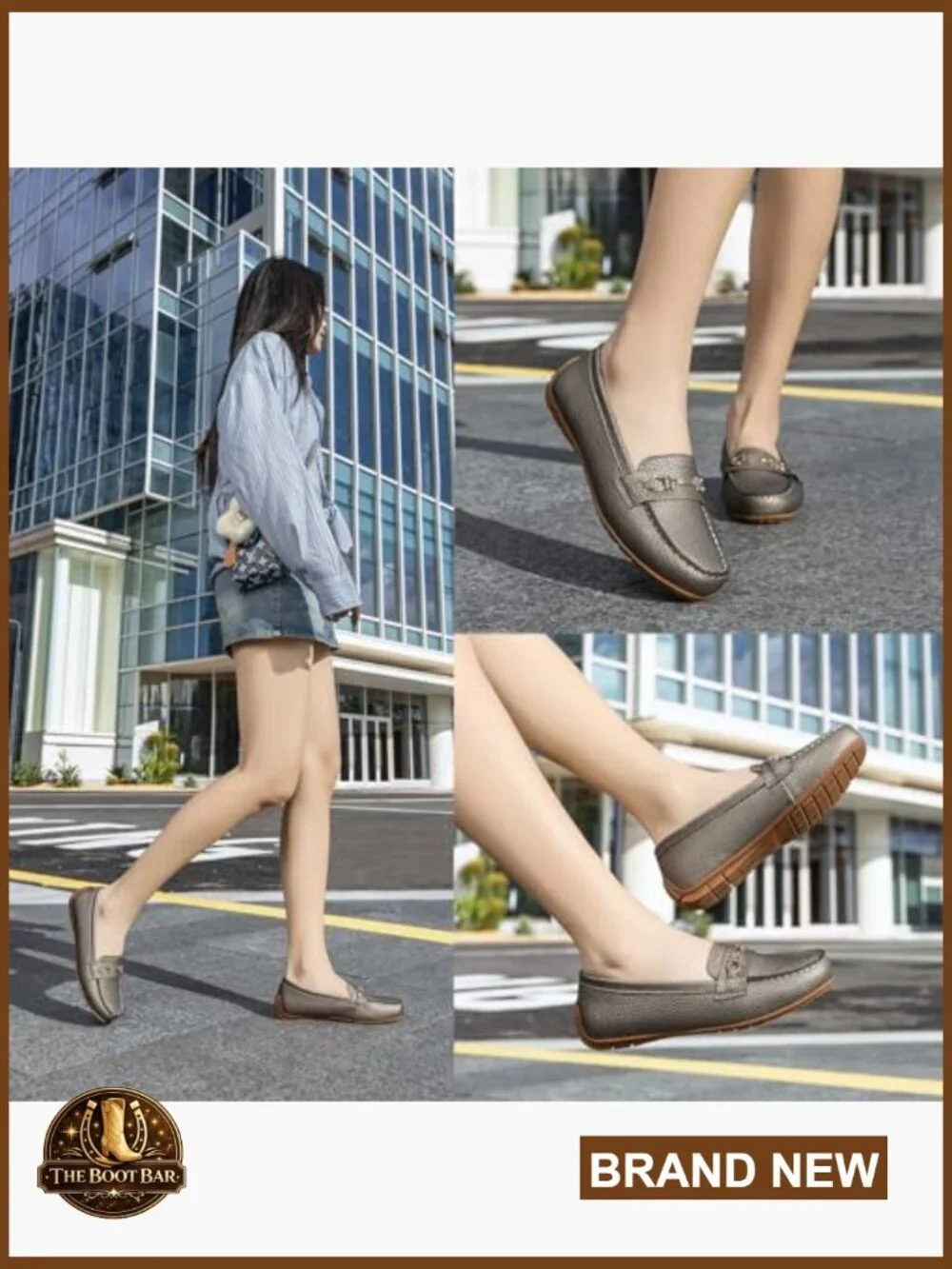 Comfort Leather Loafers Slip On Business Casual Dress Shoes Flats